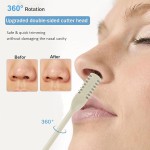 Double Head 360° Rotating Nose Hair Cut Trimmer for Women and Men (3pcs Set)