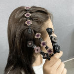 Crystal Hair Clip for Women (2 pcs)