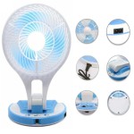 Rechargeable Protobale Fan With LED Light