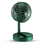 Folding Storage Rechargeable Green Mini Stand Fan