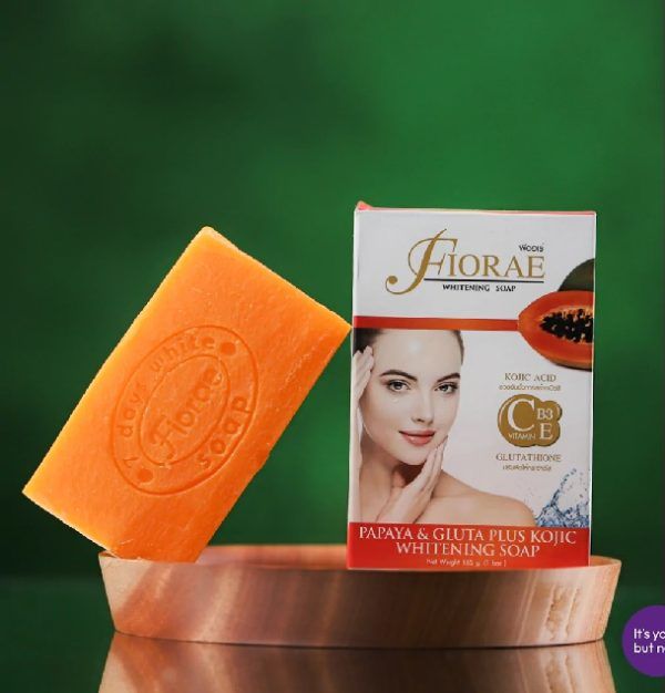 Fiorae Papaya Whitening Soap (Thailand)