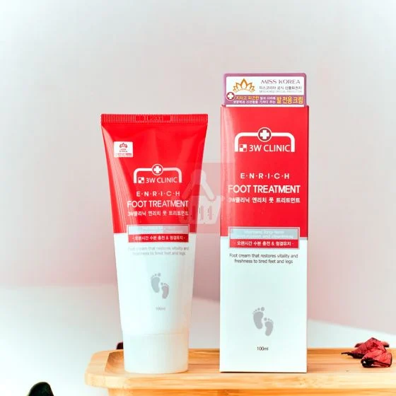 3W Clinic Enrich Foot Treatment Cream (Made in Korea)