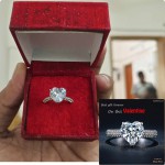 Diamond Shape Love Ring